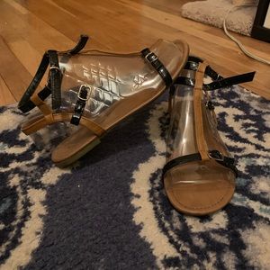 Double Ankle Strap Sandles